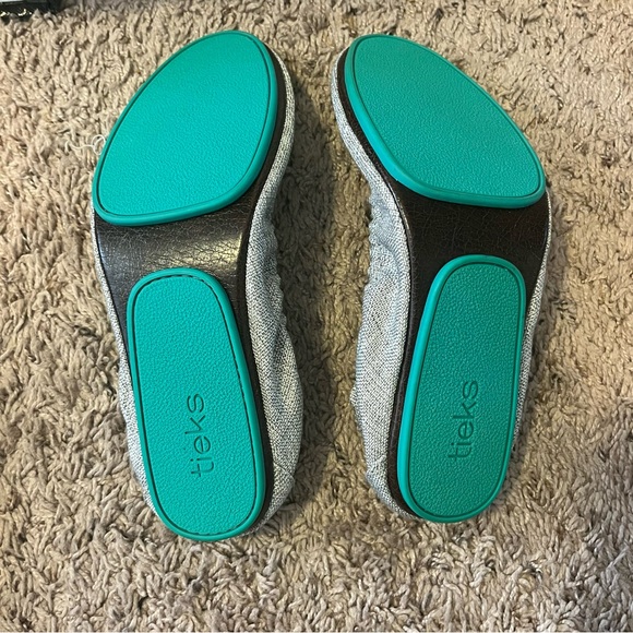 Tieks ballet flats grey size 11 Silver Lake - Picture 2 of 3